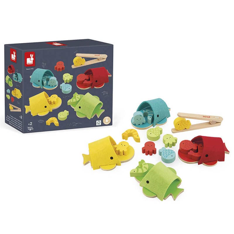 Ballenas de Colores para Clasificar - Janod