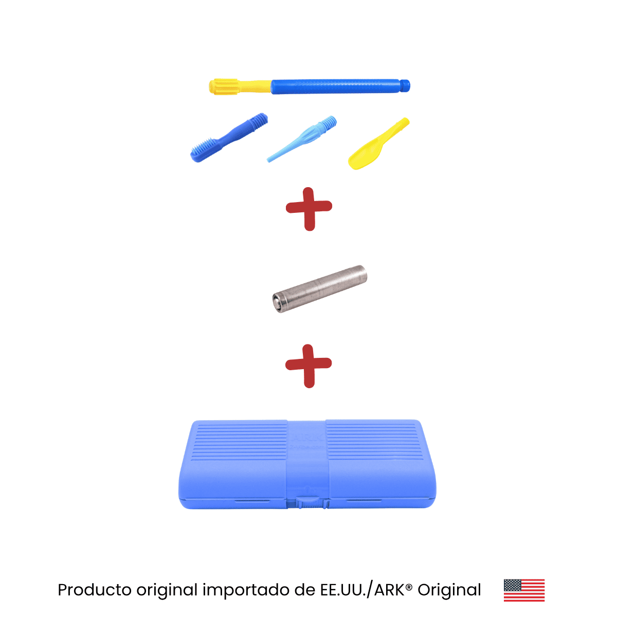 Kit Z-Vibe® Azul - 4 cabezales + estuche