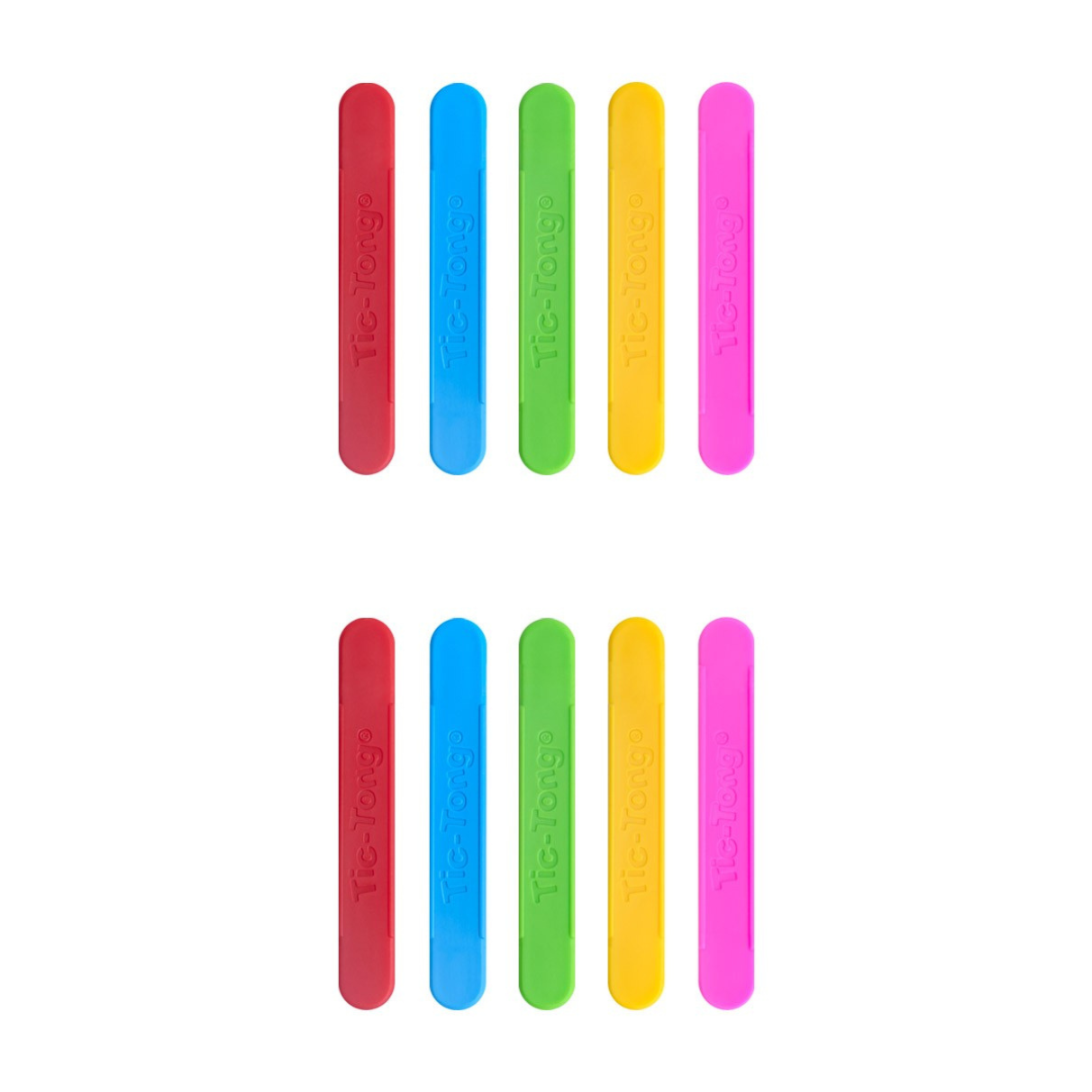 TIC-TONG® – Bajalengua Infantil con Sabor y Color Tutti Frutti