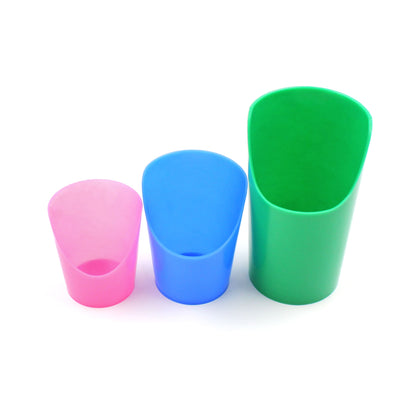 Set Ark de 3 Vasos con Escotadura