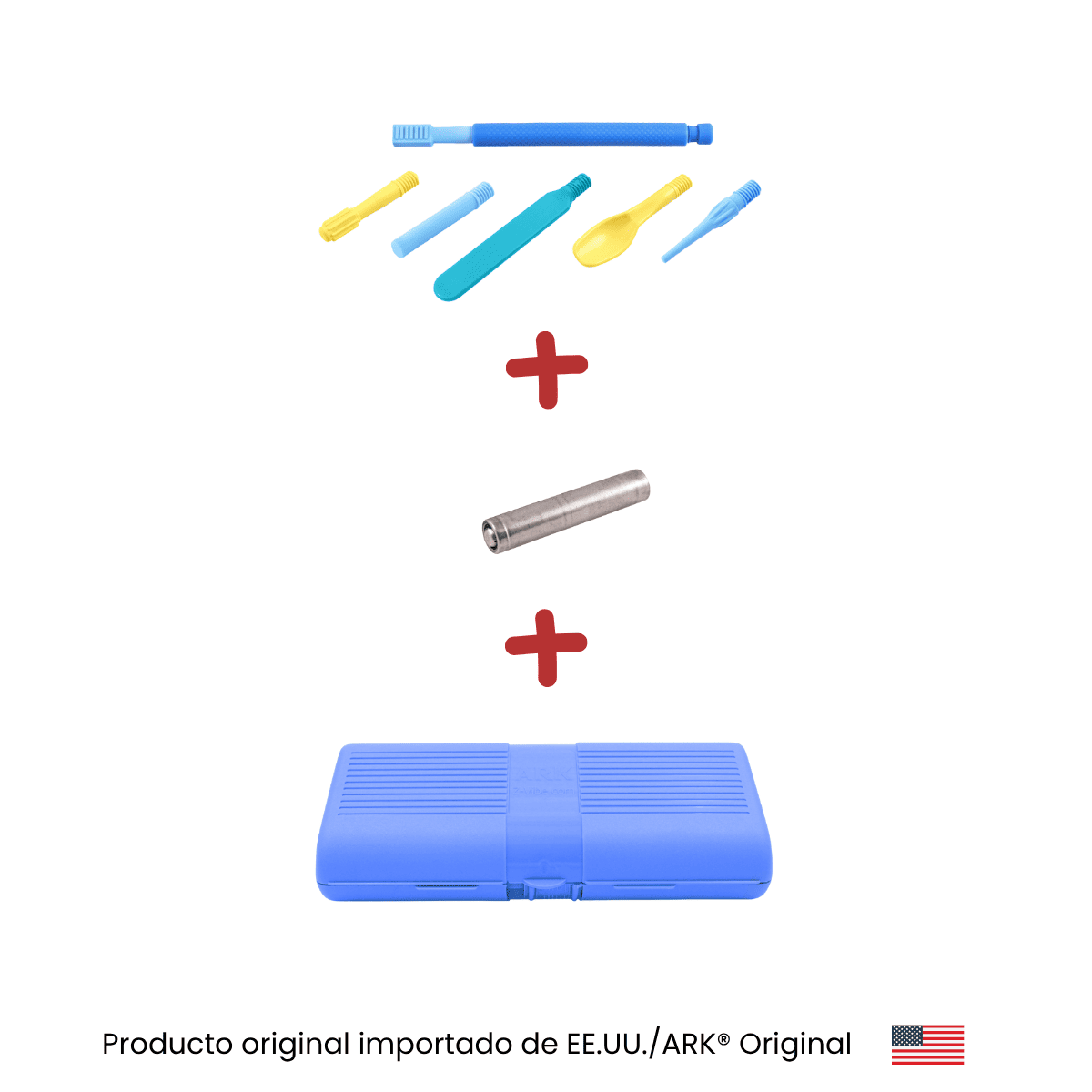 Kit de viaje Z-Vibe de ARK con 6 cabezales