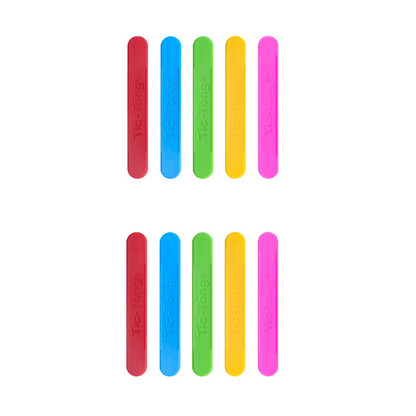 TIC-TONG® – Bajalengua Infantil con Sabor y Color Tutti Frutti