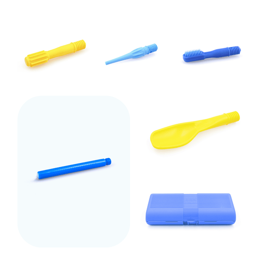 Kit Z-Vibe® Azul - (4 cabezales y caja de almacenamiento)