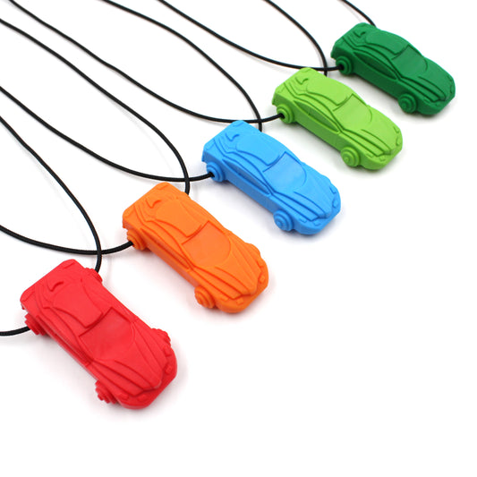 Collar Masticable Racecar de ARK - Juguete masticable para calmarse, concentrarse y satisfacer necesidades orales